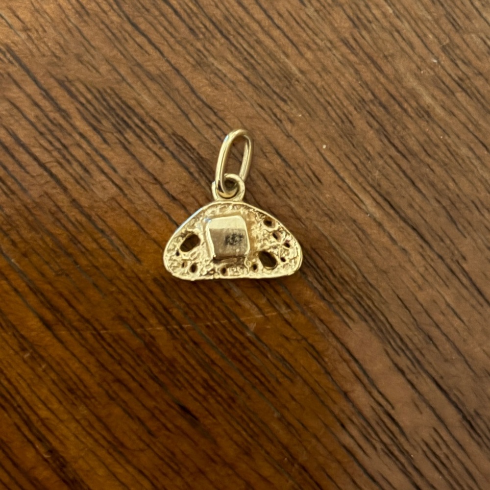 Catbird Sourdough Toast 14k Pendant Charm